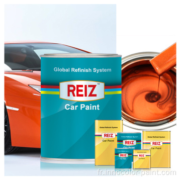 Reiz Paint Auto Automotive Reiz 1k 2k Metallic Silver Top Coat White Car Paint